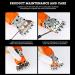 High-Strength Stainless Steel Shear Knife for Sheep & Goats | 9 Tooth Straight Blade & Swivel Replacement - Buy Online on GoSupps.com