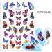 1 Sheet Women Stylish Decals DIY Nail Art Decoration Butterfly-shape Nail Sticker Slider Manicure Tool(YZW-S107) - Buy Online on GoSupps.com