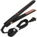 Shop Safe & Adjustable Black Hair Straightener | 110-240V Wide Voltage Auto Shut Off - Perfect for Home & Salon Use - Buy Online on GoSupps.com