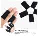 Buy Sosoport 120 Pcs Finger Sleeves - Nylon Finger Guards for Basketball - Black & Red - Perfect Finger Pads 4.5x2.5CM - Buy Online on GoSupps.com
