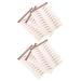 POPETPOP 6 Feuilles D Autocollants Temporaires pour Sourcils Bruns 3D Waterproof Transfert Naturel et pais Autocollants D coller pour Maquillage Rapide et Entretien Quotidien