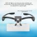 Head Mount Magnifier with LED Light Hands Free Eyeglass Type Eyelashes Extension Magnifying Glass with 5 Interchangeable Lenses - Buy Online on GoSupps.com