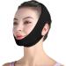 V-Face Facial Mask Bandage - Tightens Double Chin Reduces Magic Lines & Improves Sleep - Breathable Thin Mask 077 Black for International Shipping - Buy Online on GoSupps.com