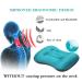 SUNYAO Ultralight Inflatable Camping Pillows - 2 Pack, Compact & Comfortable Neck/Lumbar Support for Camping, Backpacking & Hiking - Peacock Blue - Buy Online on GoSupps.com