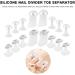 Minkissy Silicone Toe Separators - Pearl Style Spacers for Pedicures and Nail Art at Home or Salon - Buy Online on GoSupps.com