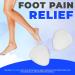 Metatarsal Foot Pads for Pain Relief | Set of 12 Cushions for Morton's Neuroma & Metatarsalgia | 1/4" Thick Foot Pain Relief for Women & Men - Buy Online on GoSupps.com