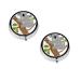 Hugging Tree Koala Printed Mini Round Pill Box Pill Box 3 Compartment Medicine Pill Case Pill Organizer Travel Pillbox Portable Pill Box for Pocket Home Office Use