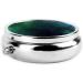Buy Galaxy Green Round Pill Box - 3 Compartment Portable Travel Organizer for Vitamins & Medicines - Buy Online on GoSupps.com