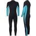 Nataly Osmann Kids Wetsuit 3mm Neoprene Thermal Full Long Sleeve Swimsuit Boys Girls Junior Youth Child Wet Suits Keep Warm Back Zip for Water Sports Diving Surfing Swimming blue 12