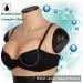 Buy SALANE Silicone Breast Plate - Realistic Brown C Cup Fake Breasts for Drag Queens & Crossdressers | International Shipping Available - Buy Online on GoSupps.com