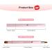 Unaone Retractable Lip Brush Set - 2 Double-ended Applicators for Lipstick, Liner & Gloss - Portable Smudge & Concealer Brush - Pink/Gold - Buy Online on GoSupps.com