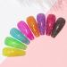 Supwee Neon Reflective Gel Polish - 8 Colors, 7ML (0.24fl oz) - Sparkle Glitter UV Gel Manicure for DIY at Home - Buy Online on GoSupps.com