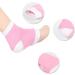 PEDIMEND Compression Heel Socks for Cracked Skin, Plantar Fasciitis, and Metatarsal Pain - Moisturizing Open Toe Recovery Socks (1 Pair - 2PCS) | Foot Care in One Size Pink - Buy Online on GoSupps.com
