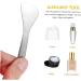 SEWOART 2pcs Reusable Spatula Cosmetic Spatula Korean Makeup Spatula Eye Cream Spoon Metal Makeup Spatula Skin Scraper for Lip Bracket Stainless Steel Mini - Buy Online on GoSupps.com
