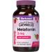 Bluebonnet Nutrition EarthSweet Chewables Melatonin Natural Raspberry Flavor 3 mg 120 Chewable Tablets
