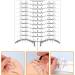 VALICLUD 10 Pi ces R gle Sourcils Blanche Outil de Mesure Pr cis pour Dessiner la Ligne des Sourcils Mod le de Positionnement Pratique pour Maquillage et Tatouage Cartographie pour - Buy Online on GoSupps.com