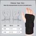 Paskyee Adjustable Carpal Tunnel Wrist Brace for Pain Relief - Left/Right Hand Support L/XL - Arthritis & Tendonitis Relief - Buy Online on GoSupps.com