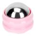 Minkissy 1PC Roller Massage Ball Facial Massager Roller Manual Massage Tools Mini Globe Face Rolling Massage Manual Massage Roller Massage Stainless Steel Small Handle Massage device Simple 6.5x6.5cm different colors