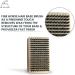 Mt. Sun Gear Horse Hair Ski Tuning Wax Brush - 120mm x 70mm Rectangle Shape - Buy Online on GoSupps.com