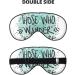 Not All Who Wander Are Lost Eye Mask | Soft Sleep Blindfold with Elastic Strap | Perfect for Travel & Rest - Buy Online on GoSupps.com