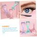 NOLITOY 3pcs Mascara Brush Eyeliner Pencil Mermaid Mascara Guard Silicone Eyeliner Aid Tools Girl Wash Bowl 15X5.7CMx3pcs Pinkx3pcs - Buy Online on GoSupps.com
