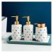 TEMKIN Fashion Ceramic Disinfectant Press Bottle (Size B) - Hand Sanitizer, Shampoo, Shower Gel, Conditioner - Disposable & Convenient - Buy Online on GoSupps.com