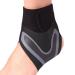 Buy Foot Compression Wrap - Adjustable Ankle Support Sleeve for Men & Women | Breathable & Comfortable Foot Sleeve for Sports Relief - Buy Online on GoSupps.com