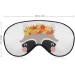 Light-Blocking Sleep Mask - Cute Raccoon Eye Mask for Women | Comfortable & Soft Adjustable Blindfold Eye Cover for Men - Autumn Fall Design - Buy Online on GoSupps.com