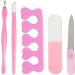 Manicure Pedicure Grooming Kit | Pedicure 5 Piece Manicure Tool Set | Safe Manicure for Proms Travel Parties and Dating - Buy Online on GoSupps.com