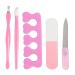 Manicure Pedicure Grooming Kit Pedicure 5 Piece Manicure Tool Set Functional Nail Care Tool for Dating Parties Travel Proms
