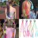 Colorful 7-Piece Children s Synthetic Hair Parts & Hair Accessories | Hair Extensions for Girls & Women - Buy Online on GoSupps.com