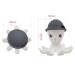 M mbella 8124 Teething Ring - Silicone Octopus in Blue-Grey | Safe International Shipping - Buy Online on GoSupps.com