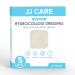 JJ CARE Hydrocolloid Dressing Pack 5 6x6 Hydrocolloid Bandages w/o Border Thin Hydrocolloid Wound Dressing Faster Healing for Bedsores Blisters and Acne 6x6 Inch without Border (Pack of 5)