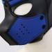 YiQin RWSX Dog Mask Soft Latex Pet Play Dog Mask with Ears Puppy Mask Removable Mouth Suitable for Halloween Holiday Party L Blue - Buy Online on GoSupps.com