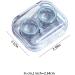 FCSHFC Purple Contact Lens Case - Portable Compact & Cute Double Lens Box for Travel - Buy Online on GoSupps.com