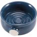 SANSHAN Ceramic Men's Shaving Mug Bowl - Dark Blue Threaded Bottom Wide Opening for Brush & Soap - Buy Online on GoSupps.com