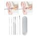 6pc Stainless Steel Earwax Spoon Set - Easy Cleansing Ear Wax Removal Tools - Buy Online on GoSupps.com