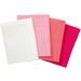 Bornino Mullwindeln Pink - 4-Pack Molton Towels 80x80cm | Pure Cotton Baby Blankets in Pink Tones - Buy Online on GoSupps.com