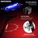 Don Peregrino B2 Bike Tail Light - 110 Lumens High Brightness Red/Blue Rear Bike Light - Buy Online on GoSupps.com