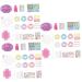 POPETPOP Kids Nail Kit 3 Sets Children's Nail Art Toys Toddler Toys Sparkle Nail Polish Nail Polish for Toddlers Nail Art Kit for Birthday Makeup Toy Nail Stickers Paper 3d Manicure
