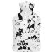 Cute Black Cat Hot Water Bottle With Cover Plush Bed Bottle Hand Warmer For Adults And Children 26.5X15.3cm