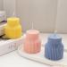 TOPYS Striped Pillar Candle Mold - Geometric Abstract Decorative Silicone Mold for Aromatherapy Candle and Soap Making - Buy Online on GoSupps.com