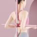 Posture Corrector Stick - Yoga Shoulder Stretching Tool | Retractable Humpback Corrector for Adults & Kids | Pink - Buy Online on GoSupps.com