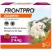 FRONTPRO Chewable Tablets for Dogs 2-4kg | Double Pack | 30-Day Flea & Tick Protection with Tweezers - Buy Online on GoSupps.com