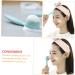 minkissy 1 Set Cleansing Brush Facial Exfoliator Brush Pore Facial Scrub Brush Removing Blackhead Brush Facial Brush Face Brush Applicator Face Scrubber Cleaning Silica Gel Handle Manual Green 15X4.5cm - Buy Online on GoSupps.com