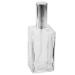 Fantasia Perfume Flakon 100ml - Empty Square Glass Bottle with Atomizer Pump Refillable Silver Cap - Ideal for DIY Fragrance - Buy Online on GoSupps.com