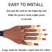Professional Nail Practice Hand with 100 Nail Tips - Adjustable False Mannequin Hand for Acrylic Nails Training and DIY Manicures - Buy Online on GoSupps.com