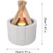 Bonfire Diffuser Mini Bonfire Humidifier Campfire Aroma Diffuser Remote Control Wood Shape Cool Mist Humidifier Campfire Humidifier Bonfire Essential Oil Diffuser Aromatherapy Humidifier (White) - Buy Online on GoSupps.com