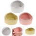 Balacoo Hamster Feeding Bowls- 3Pcs Pet Water Dispenser Ceramic Animal Dishes Food and Water Water Bowl for Mouse Dog (Random Color) - Buy Online on GoSupps.com
