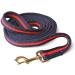 Hy Soft Webbing Lead Rein without Chain - Navy/Red - 2m - Buy Online on GoSupps.com